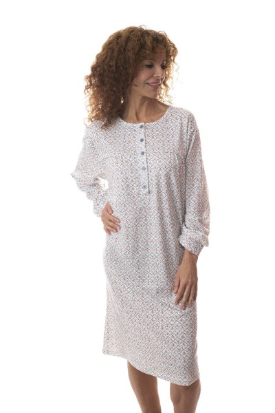 262039 FINDEL M-2XL CAMISON MUJER MANGA LARGA ESTAMPADO