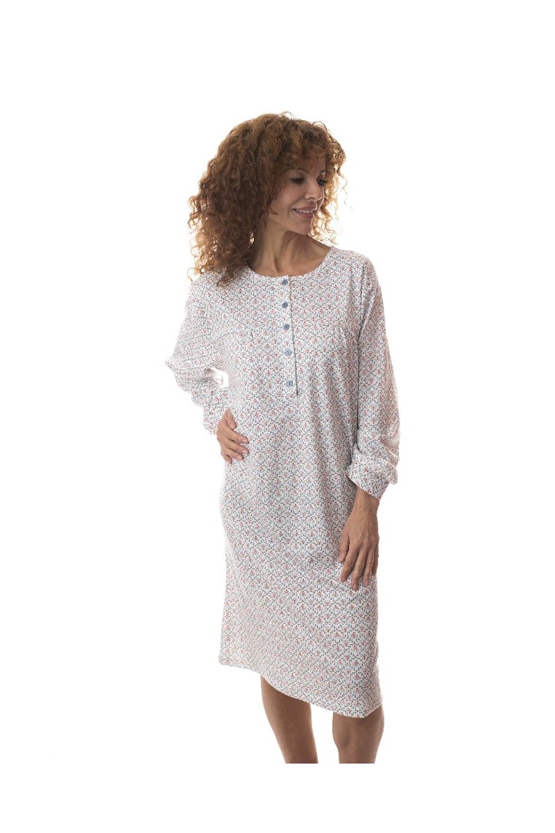 262039 FINDEL M-2XL CAMISON MUJER MANGA LARGA ESTAMPADO