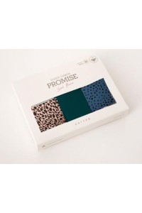 PB1012 PROMISE PACK-3 BRAGA MIDI ALGODON ESTAMPADO "PC1012"