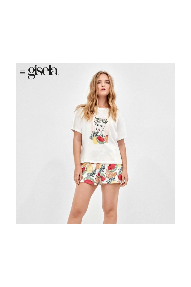 2 20414S GISELA PIJAMA MUJER FRIDA KAHLO