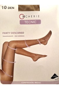 5580 CHERIE PANTY DESCANSO 10 DEN CINTURA CONFORT