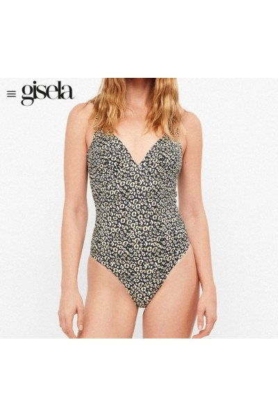 2 30434U GISELA BAÑADOR MUJER ANIMAL PRINT