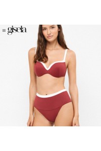 2 30361T B GISELA BIKINI BICOLOR AROS INTEGRADOS