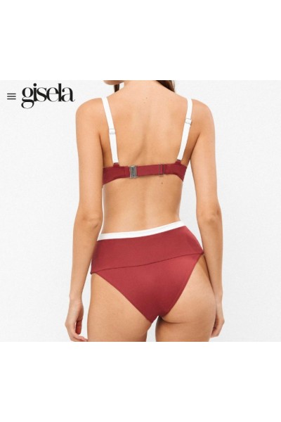 2 30361T B GISELA BIKINI BICOLOR AROS INTEGRADOS