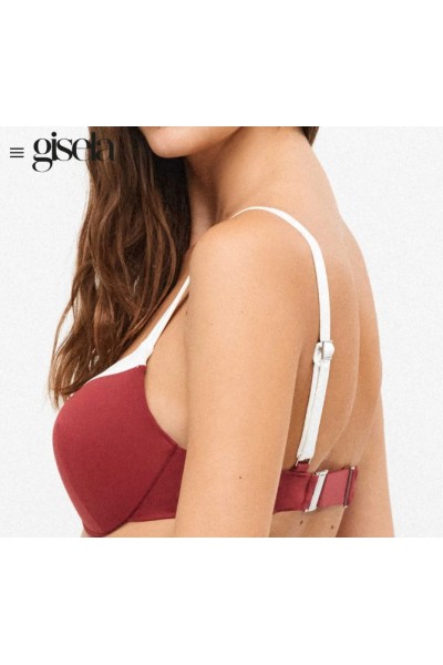 2 30361T B GISELA BIKINI BICOLOR AROS INTEGRADOS