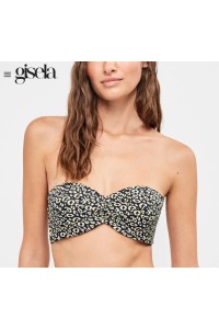 2 30310T B GISELA BIKINI BANDEAU ANIMAL PRINT