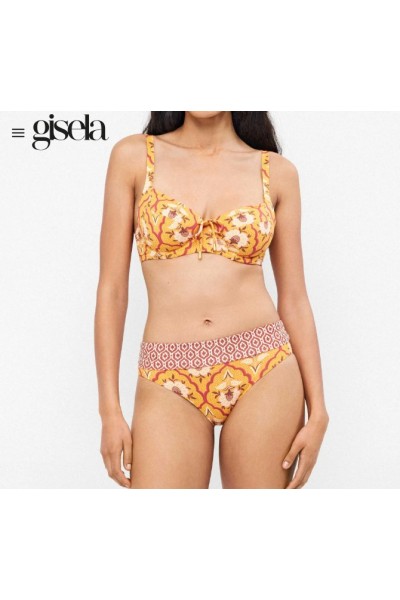 2 30393T C GISELA BIKINI DRAPEADO ESTAMPADO