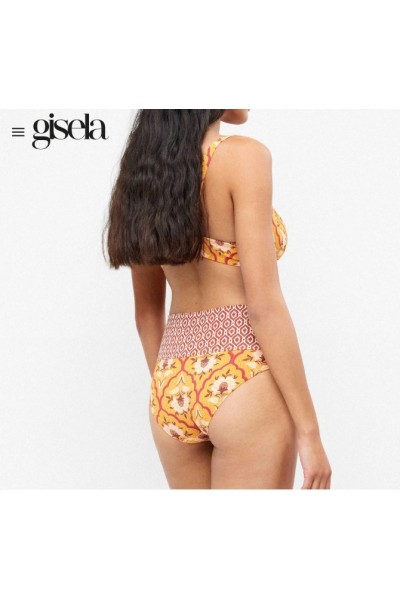 2 30393T C GISELA BIKINI DRAPEADO ESTAMPADO