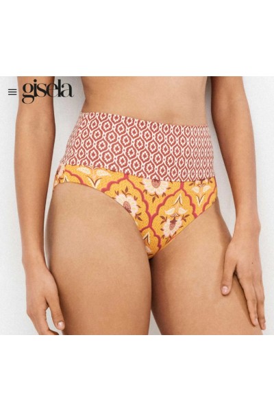 2 30393T C GISELA BIKINI DRAPEADO ESTAMPADO