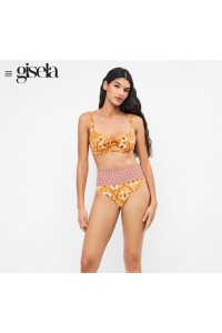 2 30393T C GISELA BIKINI DRAPEADO ESTAMPADO