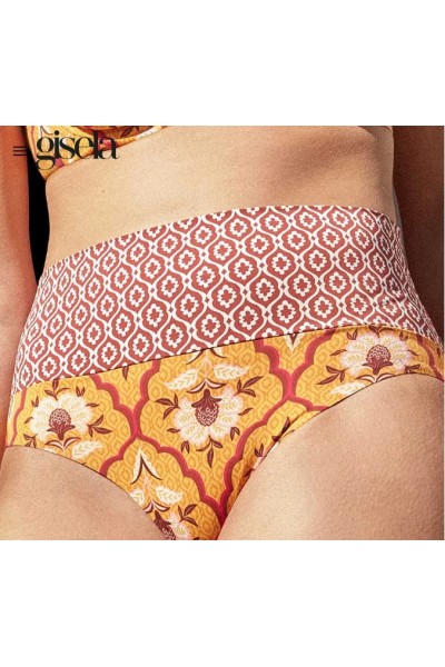 2 30393T C GISELA BIKINI DRAPEADO ESTAMPADO