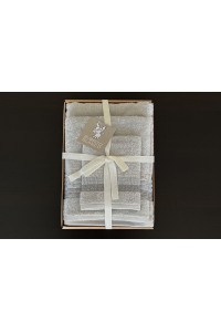 TOX212 BURRITO BLANCO JUEGO TOALLA 3 PZAS