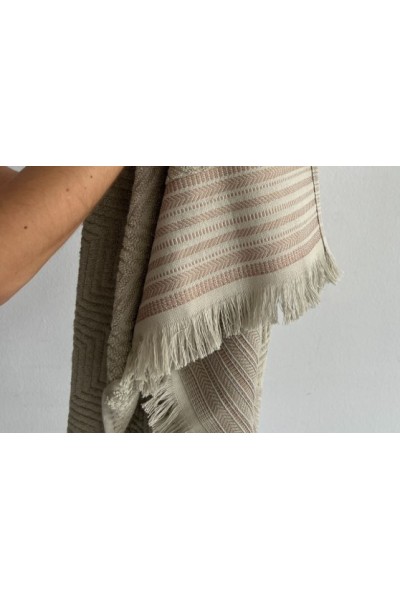 TOX214 BURRITO BLANCO JUEGO TOALLA 3 PZAS