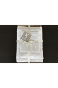 TOX215 BURRITO BLANCO JUEGO TOALLA 3 PZAS