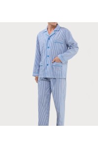 1404-39 NOCTURNO 03-07 PIJAMA POPELIN RAYAS
