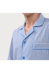 1404-39 NOCTURNO 03-07 PIJAMA POPELIN RAYAS