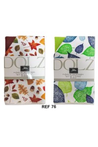REF 76 DOLZ PACK-4 PAÑOS DE COCINA MICROFIBRA SURTIDOS