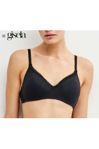 1 10080T B GISELA SUJETADOR PUSH UP ALGODON SIN AROS