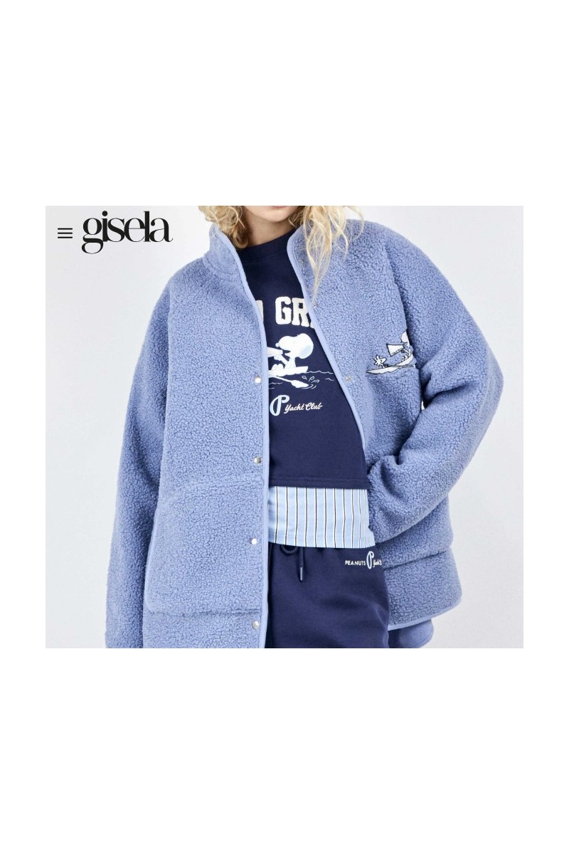 2 20463T GISELA CHAQUETA SNOOPY FELPA PERCHADA