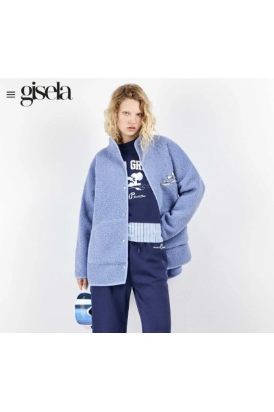 2 20463T GISELA CHAQUETA SNOOPY FELPA PERCHADA