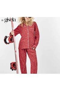 2 20470S GISELA PIJAMA MUJER CAMISERO SNOOPY