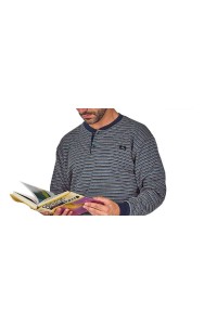 80017 DORMEN M-3XL PIJAMA HOMBRE RAYAS