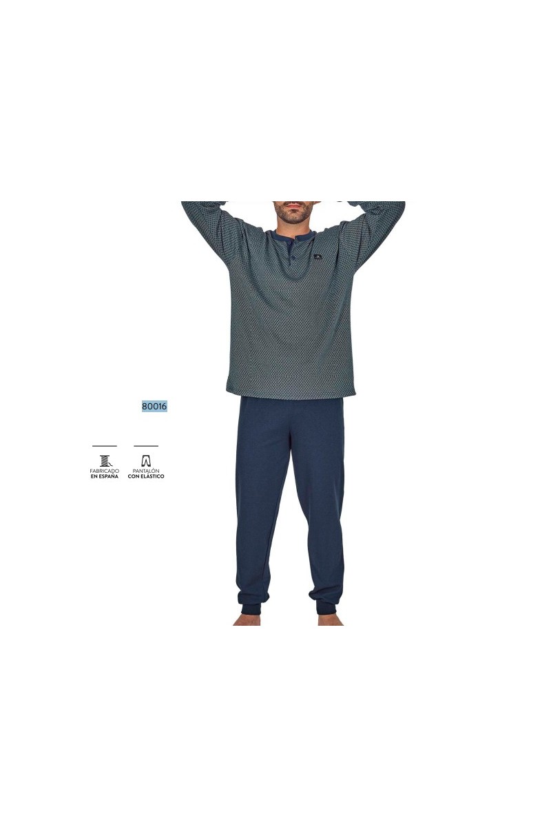 80016 DORMEN M-3XL PIJAMA HOMBRE GEOMÉTRICO