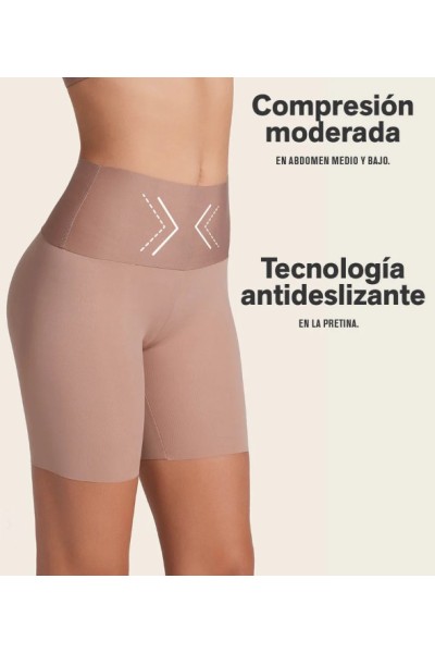12970 LEONISA SHORT MOLDEADOR ASPECTO INVISIBLE