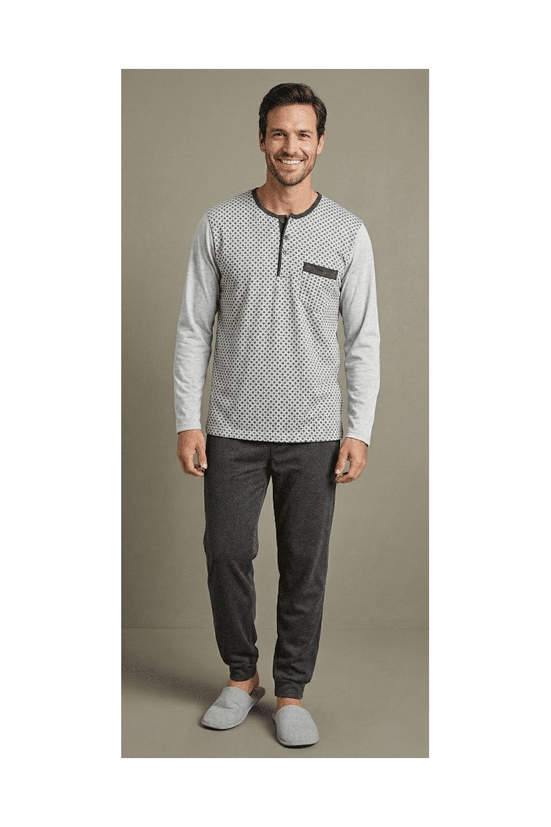 6088 ENTREDOS PIJAMA HOMBRE GEOMÉTRICO