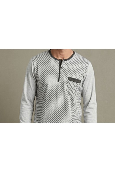 6088 ENTREDOS PIJAMA HOMBRE GEOMÉTRICO