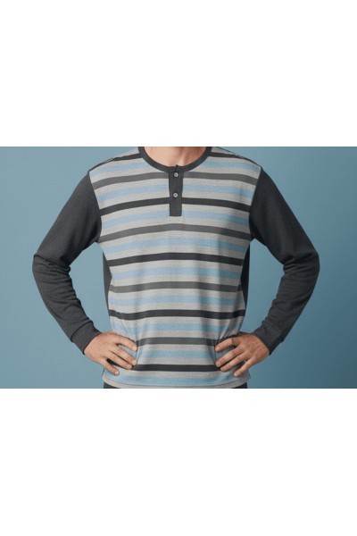 6079 ENTREDOS 3XL-4XL PIJAMA HOMBRE RAYAS