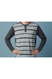 6079 ENTREDOS M-2XL PIJAMA HOMBRE RAYAS
