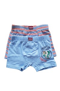 327 ASMAN PACK-2 BOXER NIÑO ALGODON ELASTICO