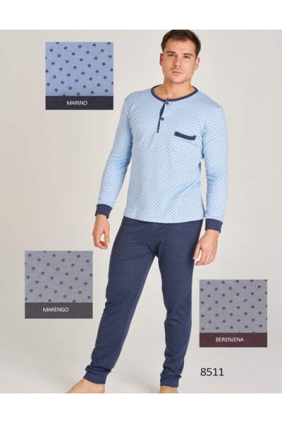 8511 RUIPEREZ M-3XL PIJAMA HOMBRE CIRCULITOS