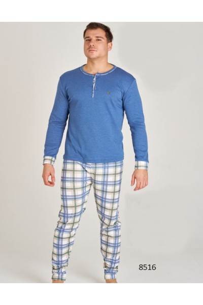 8516 RUIPEREZ M-3XL PIJAMA HOMBRE PANTALON CUADROS