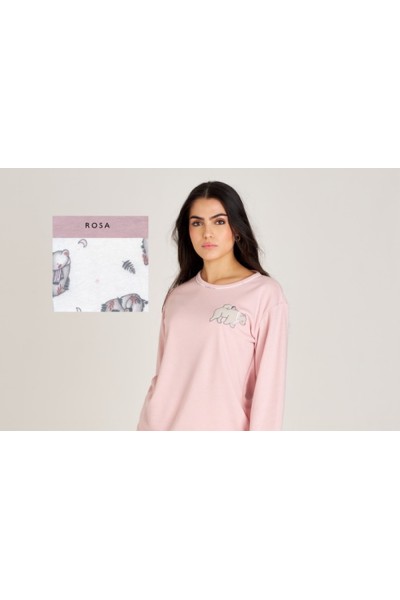 8547 RUIPEREZ PIJAMA MUJER OSO PINGÚINO