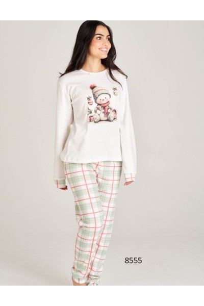8585 RUIPEREZ PIJAMA NIÑA MUÑECO CUADROS