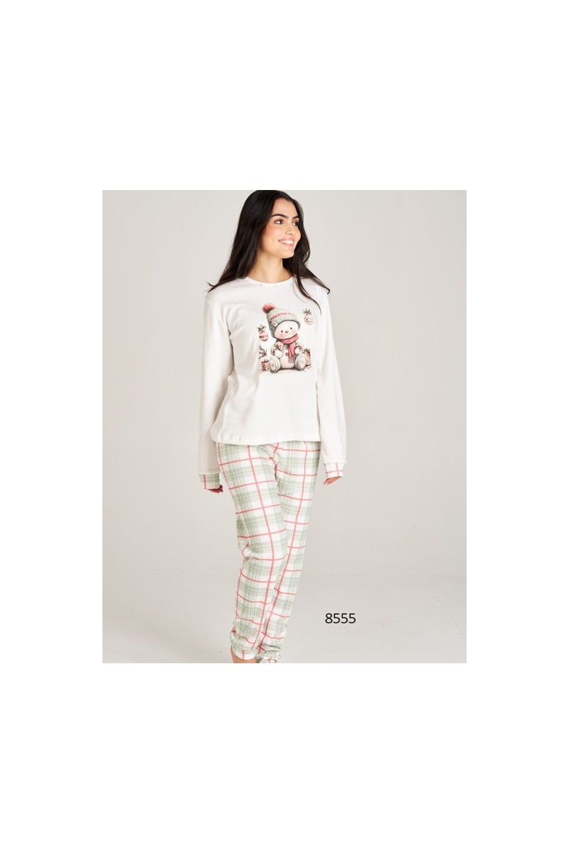 8585 RUIPEREZ PIJAMA NIÑA MUÑECO CUADROS