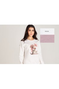 8554 RUIPEREZ PIJAMA MUJER GATITO FLOR