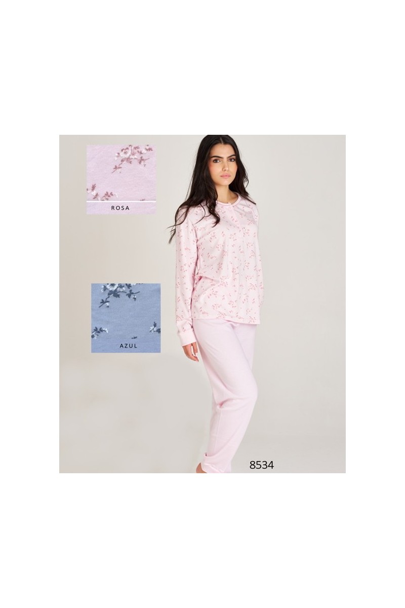 8534 RUIPEREZ 4XL PIJAMA MUJER FLORAL