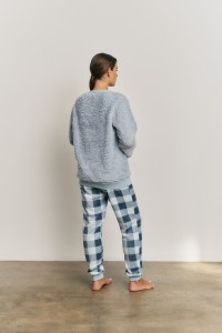 N22202 PROMISE PIJAMA MUJER BORREGUITO GOOD