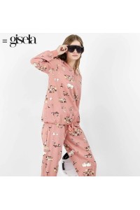 2 20456S GISELA PIJAMA MUJER SNOOPY