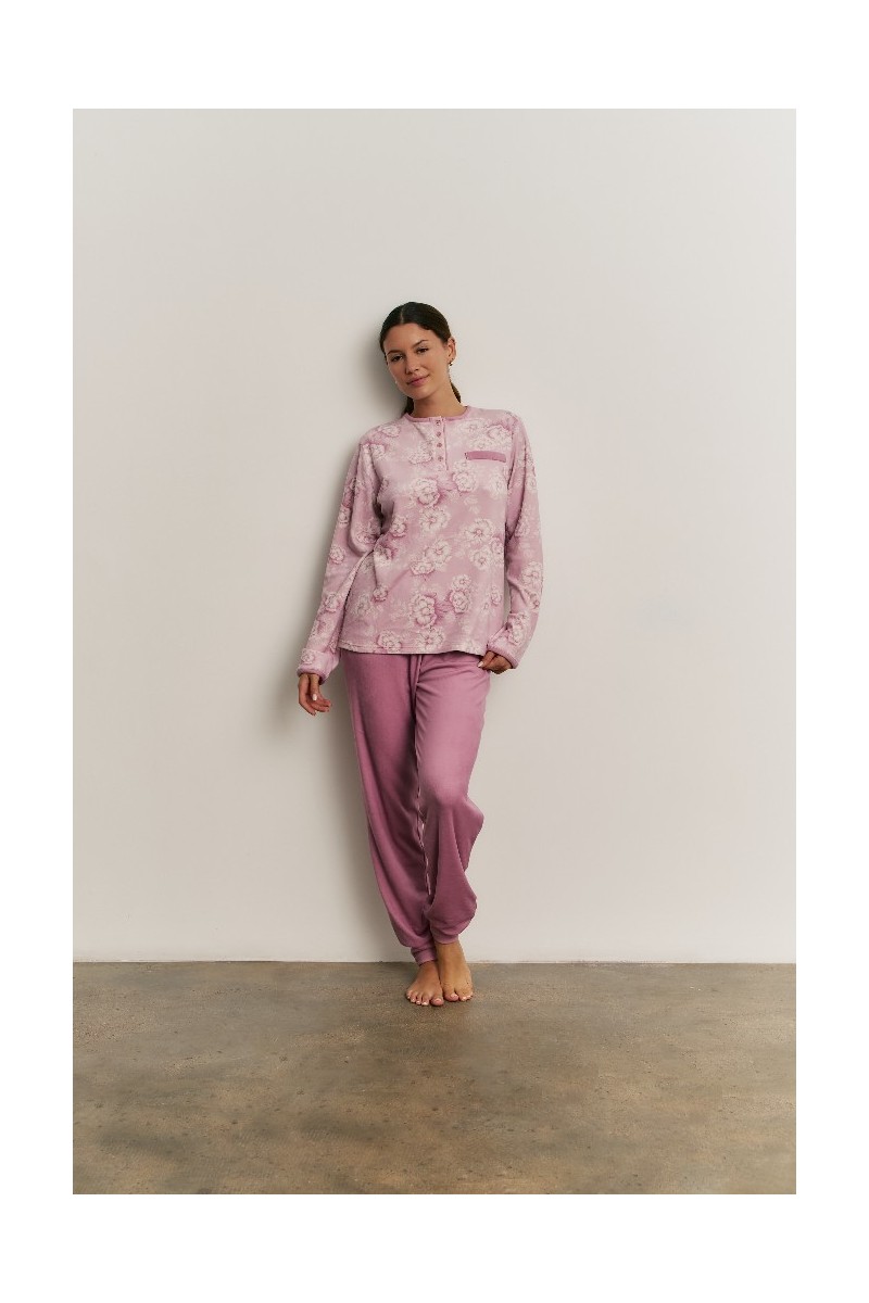 N22092 PROMISE PIJAMA MUJER SPANDEX FLORAL