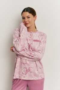 N22092 PROMISE PIJAMA MUJER SPANDEX FLORAL