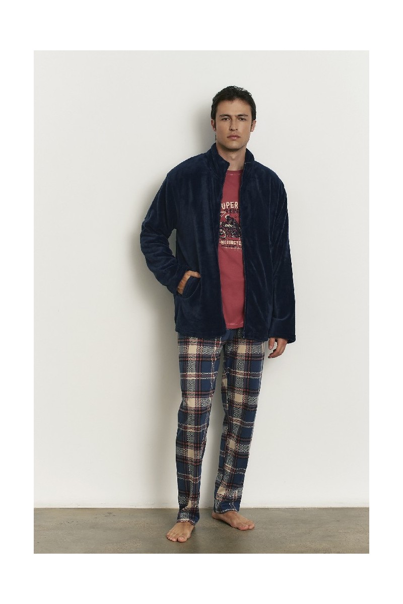 H35073 PROMISE PIJAMA HOMBRE 3 PIEZAS SUPER CO MOTORCYCLE