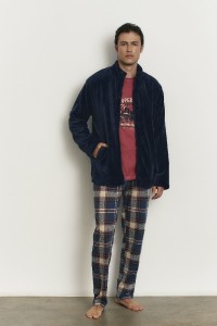 H35073 PROMISE PIJAMA HOMBRE 3 PIEZAS SUPER CO MOTORCYCLE