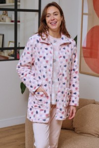 268605CR MUSLHER BATA MUJER CORALINA PINCELADAS