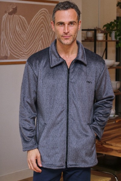 269608CR MUSLHER CHAQUETA HOMBRE DIBUJO GEOMETRICO