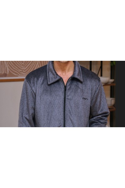 269608CR MUSLHER CHAQUETA HOMBRE DIBUJO GEOMETRICO
