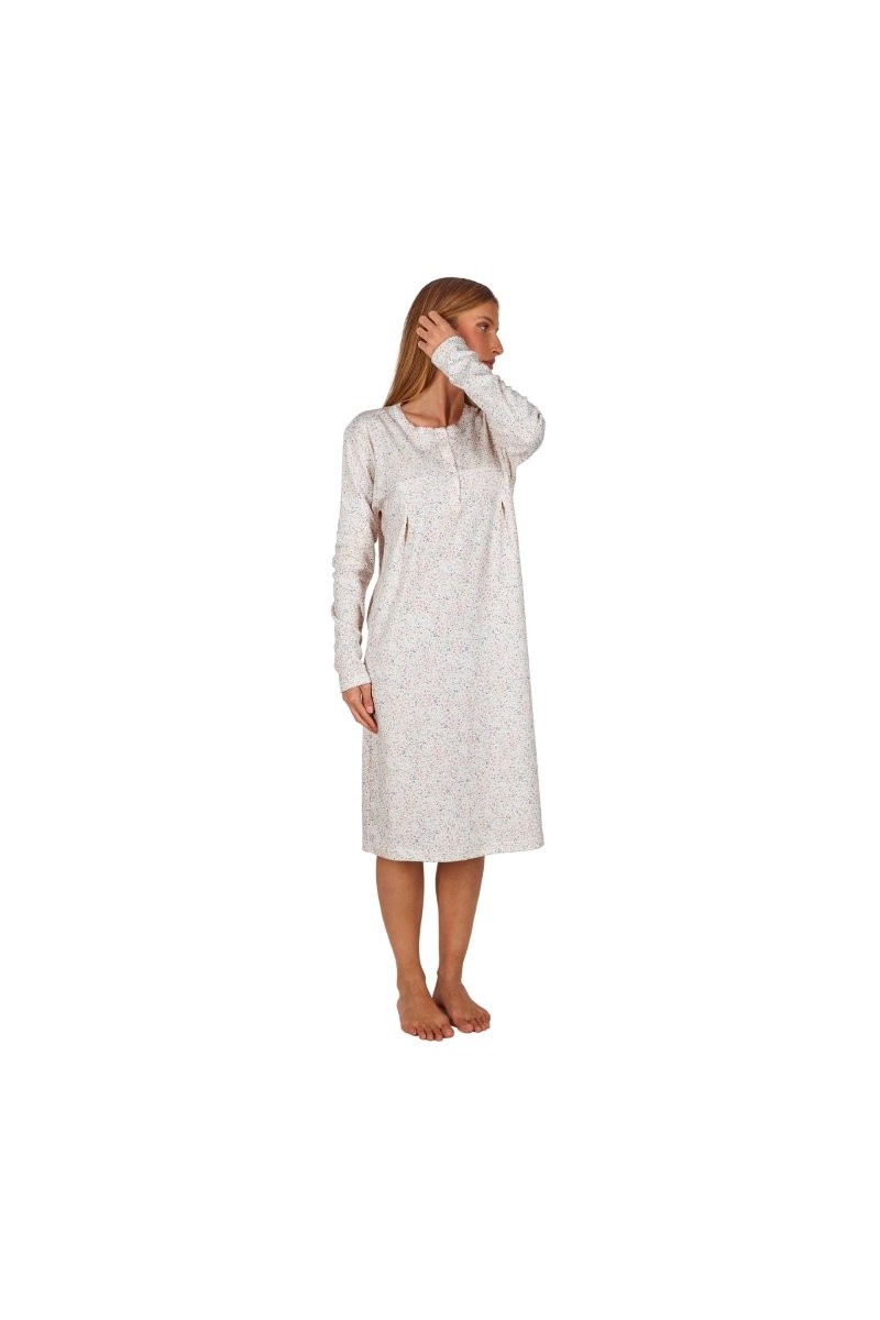 80080 LENISS M-3XL CAMISON MUJER FLORECITAS